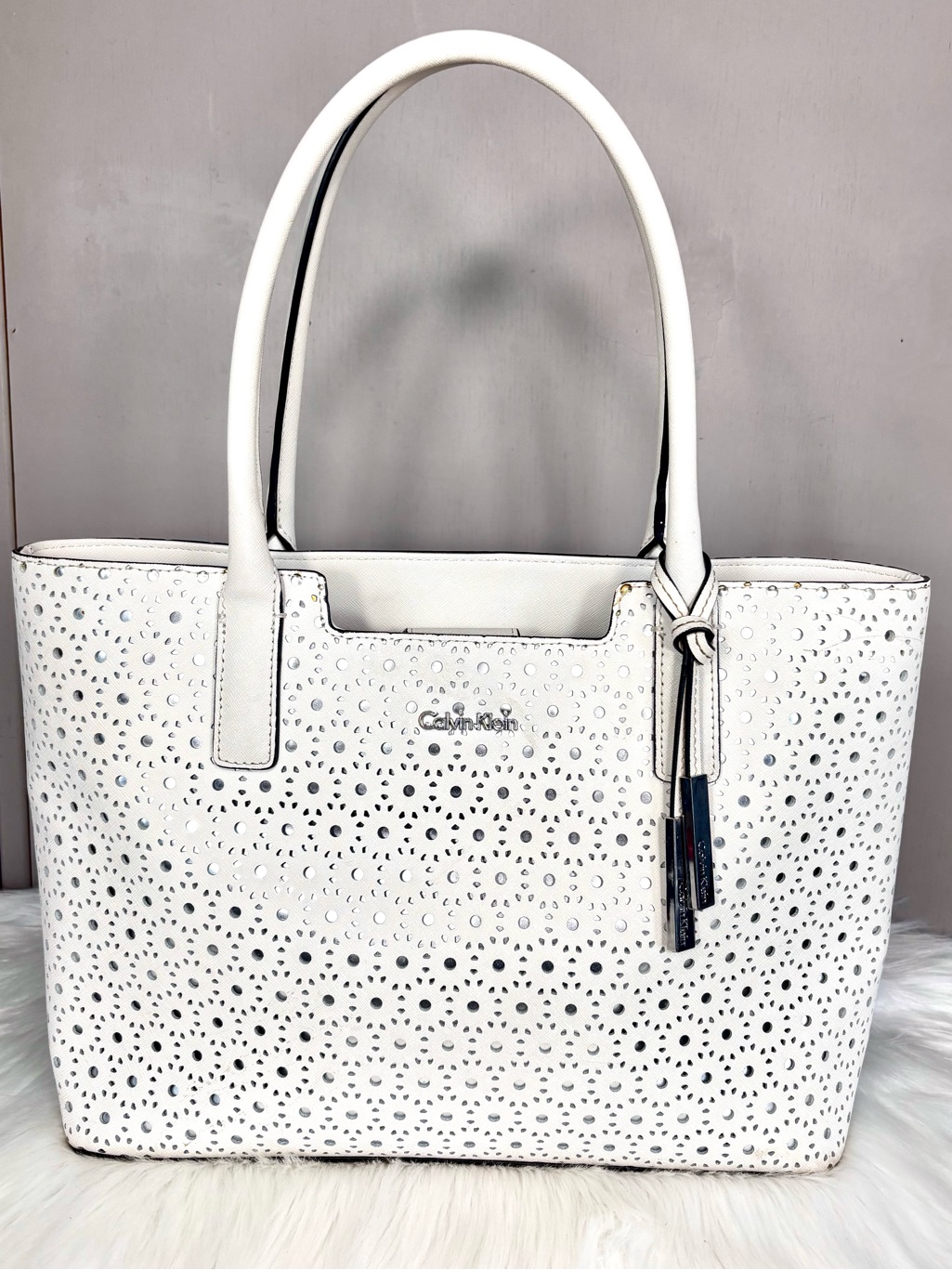 Calvin Klein Perforated Tote